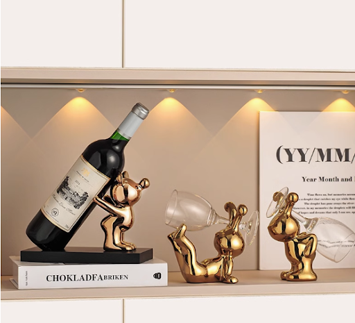 Luxury Bear Wine Bottle Holder