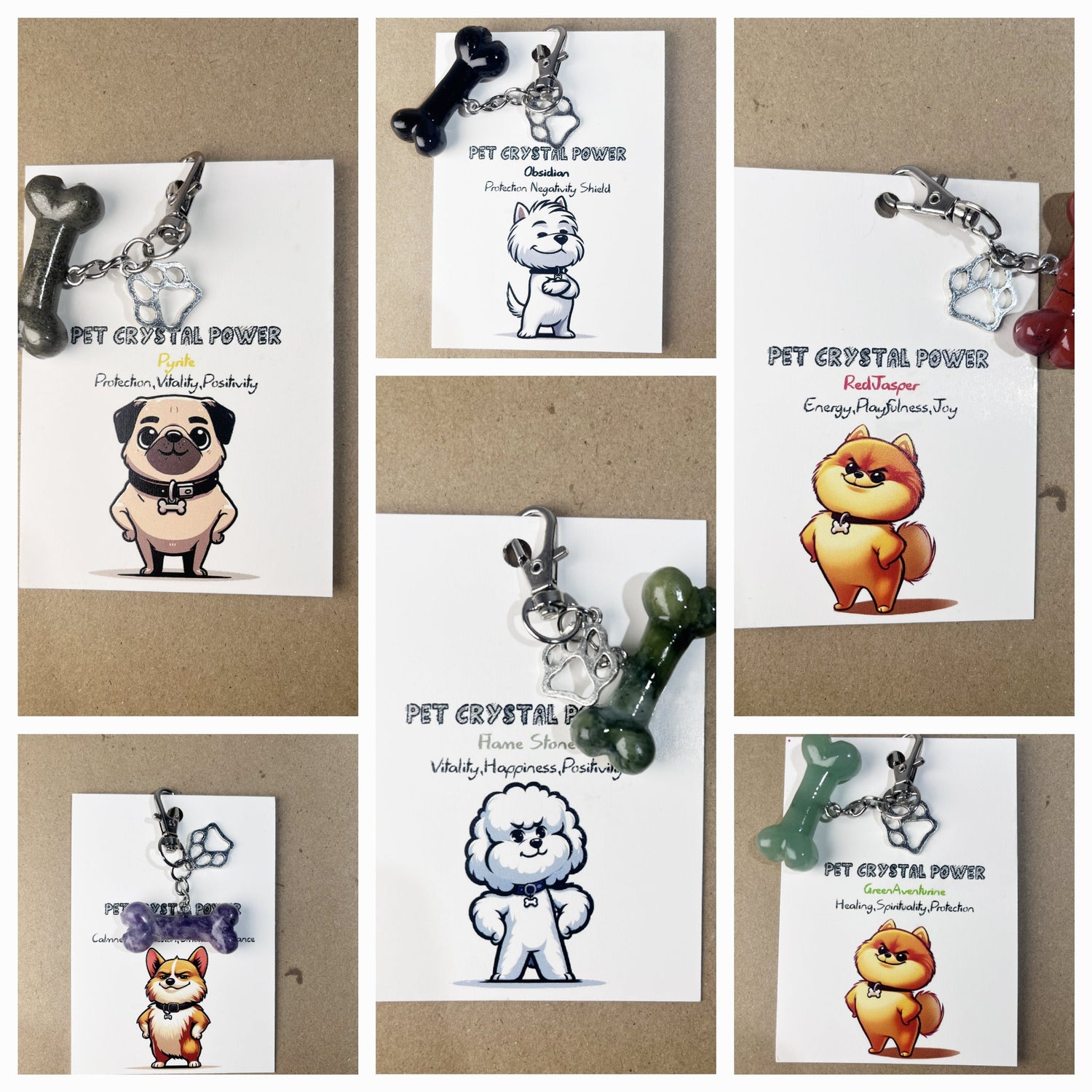 Charming Dog Charms: Unique Energy & Style for Your Pup!