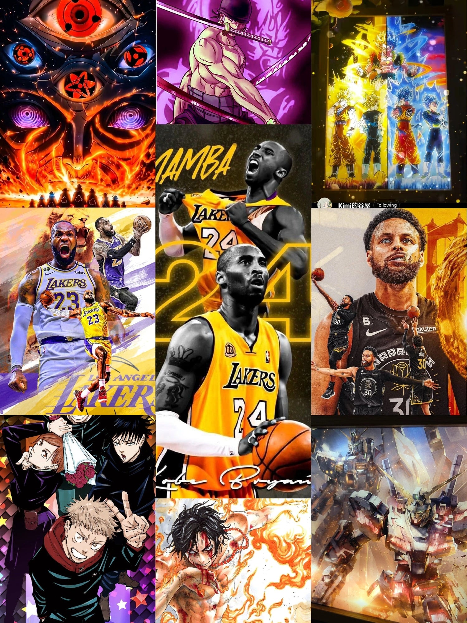 Vibrant Anime LED Art: Bring Your Favorite Characters to Life!