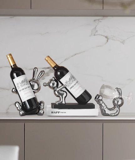 Luxury Bear Wine Bottle Holder